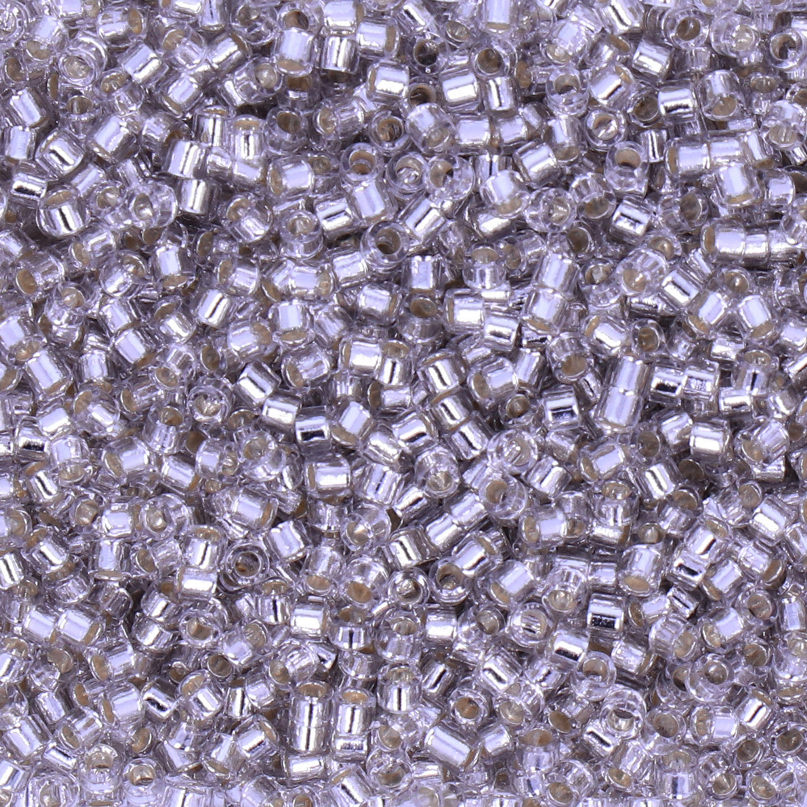 miyuki delica 11/0 - silver-lined grey mist | 8gr