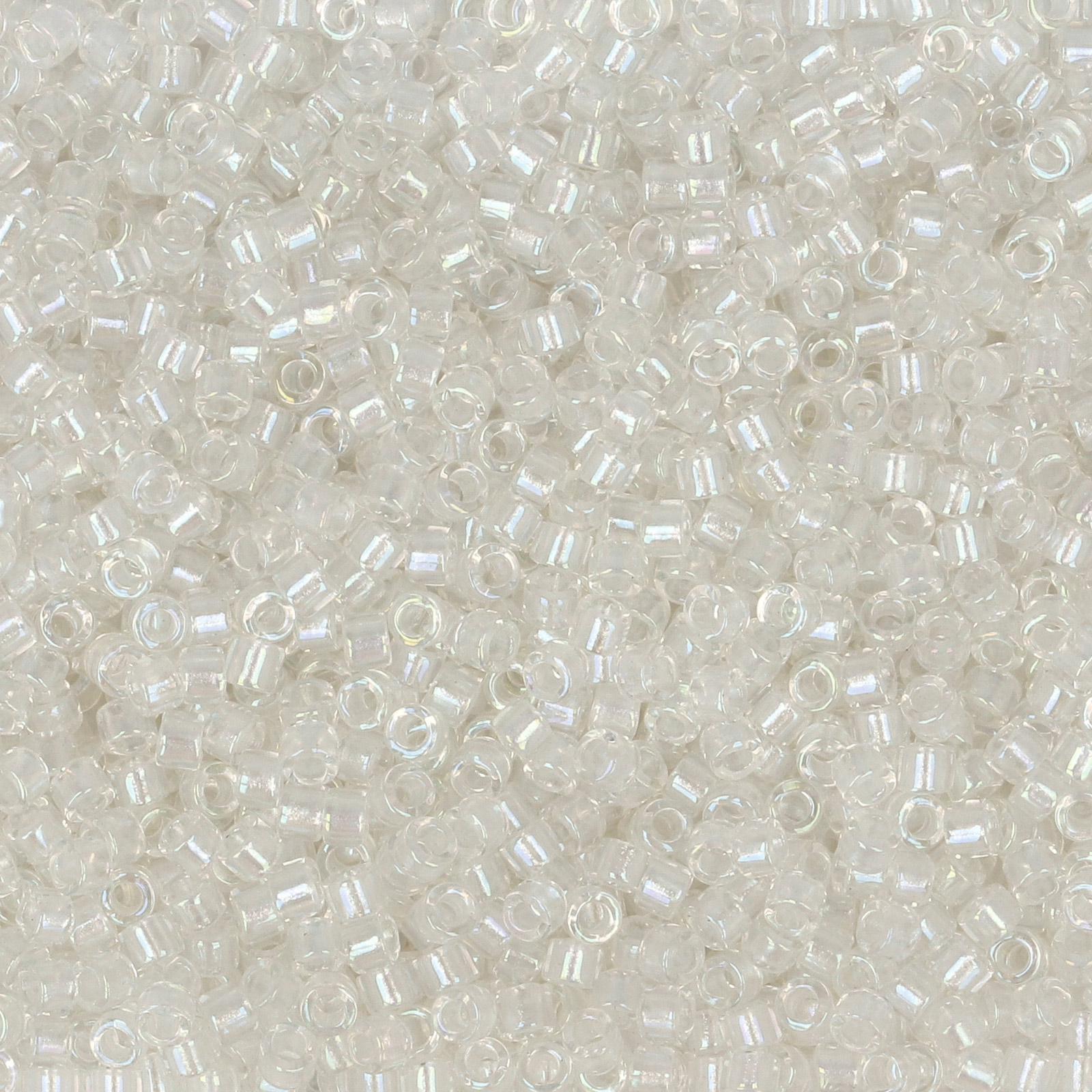 miyuki delica 11/0 - pearl lined crystal ab | 8gr