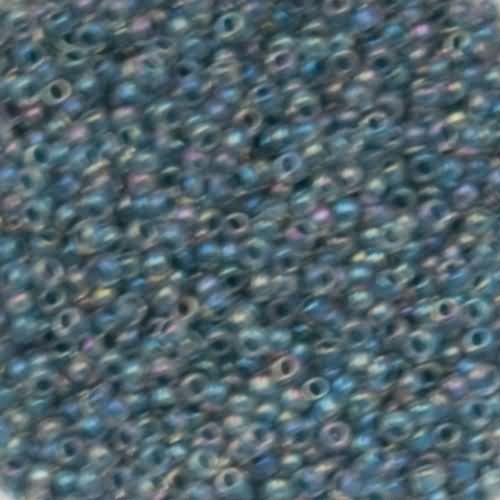 rocaille toho seed beads 15/0 - inside color rainbow crystal/montana blue lined (773) | 10gr
