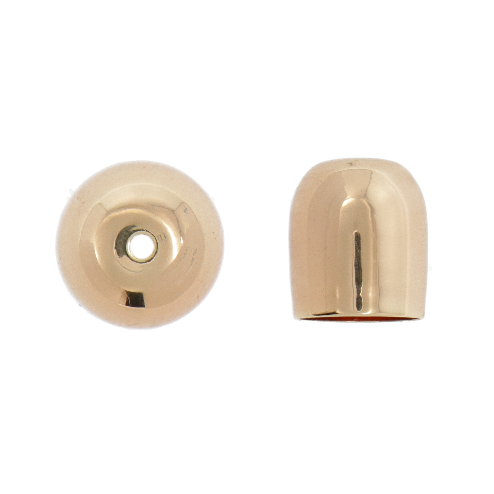 endkappe vergoldet 12x10mm (10mm innendurchmesser) | 4st