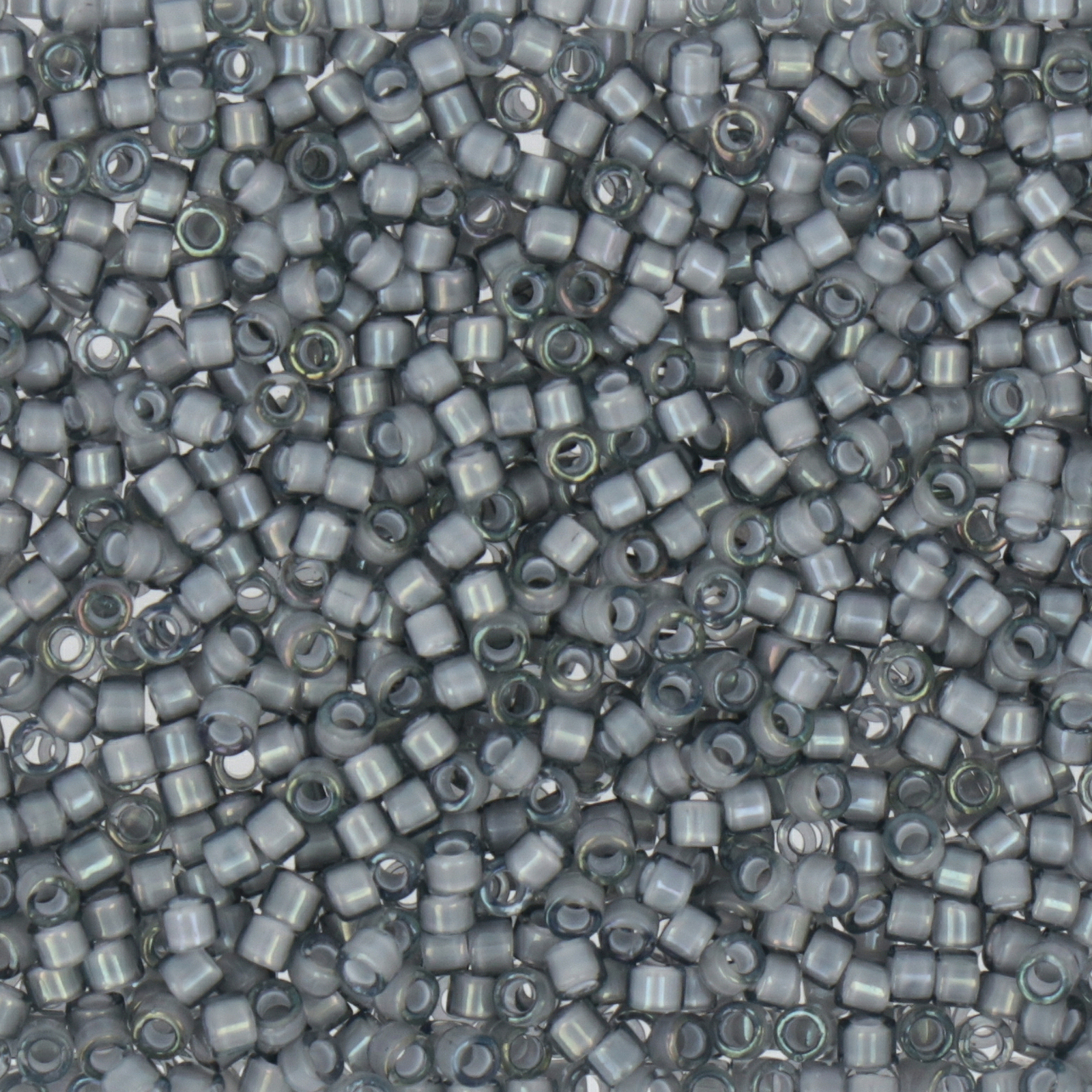 miyuki delica 11/0 - color-liend white/grey ab | 8gr