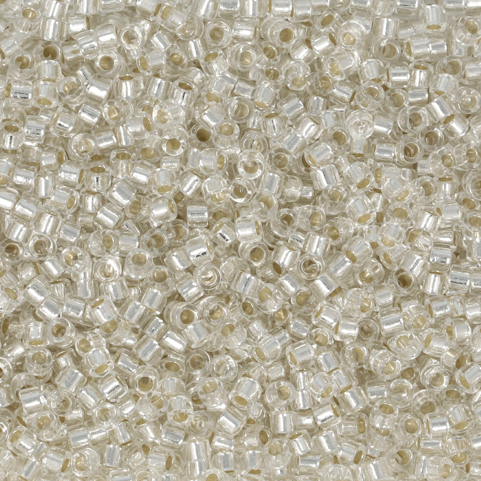 miyuki delica 11/0 - silver-lined crystal | 8gr