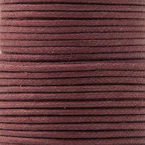 gewachste baumwollschnur garnet 2mm | 25mt