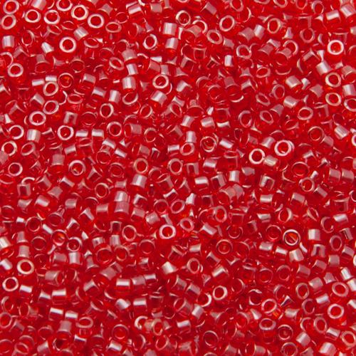 miyuki delica 11/0 - transparent light siam luster | 8gr