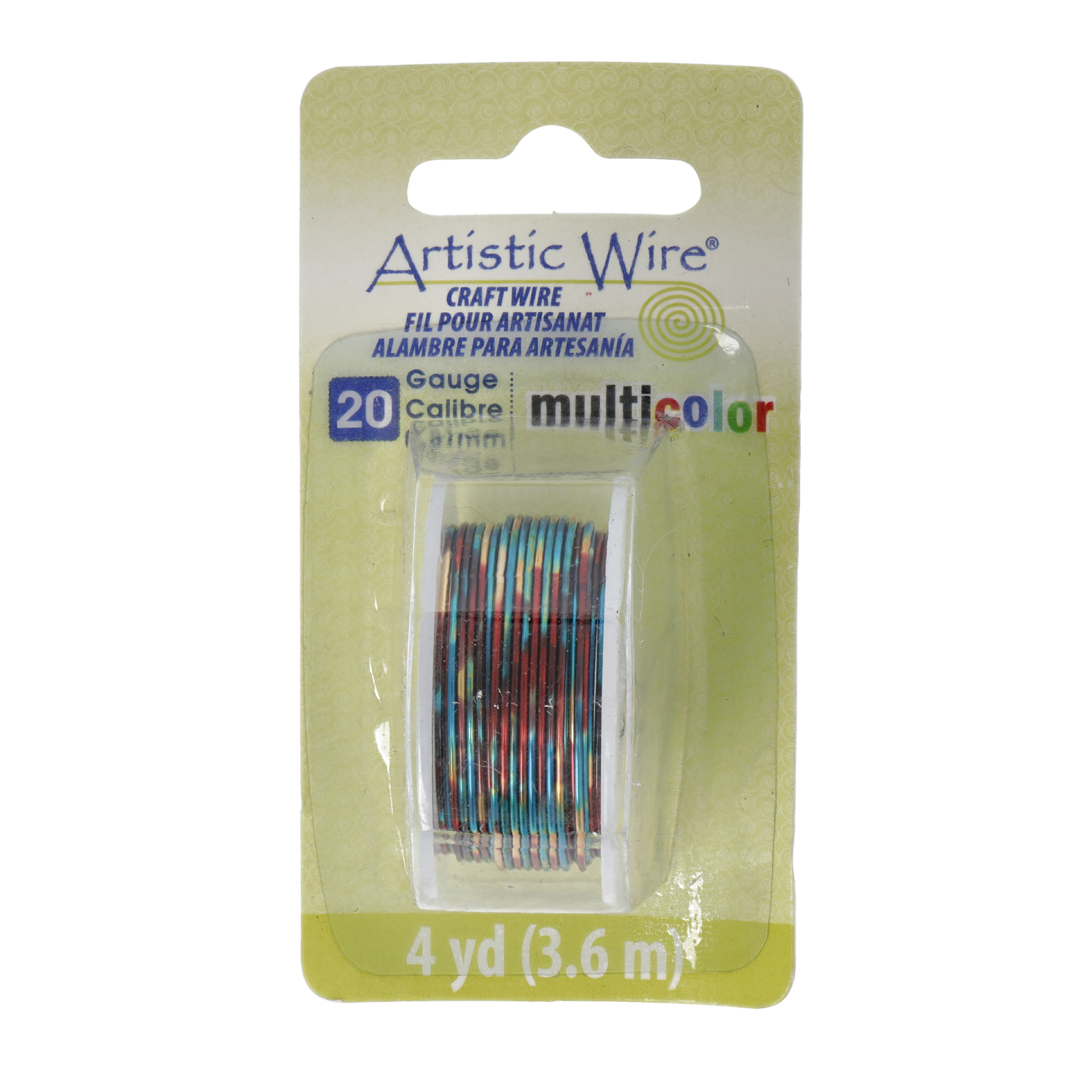 blue/red/gold artistic wire multicolor - diameter 0,81mm - 3,6mt spool | 1pc