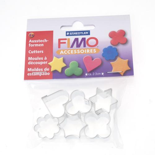 fimo shaped cutters x6 | 1pc