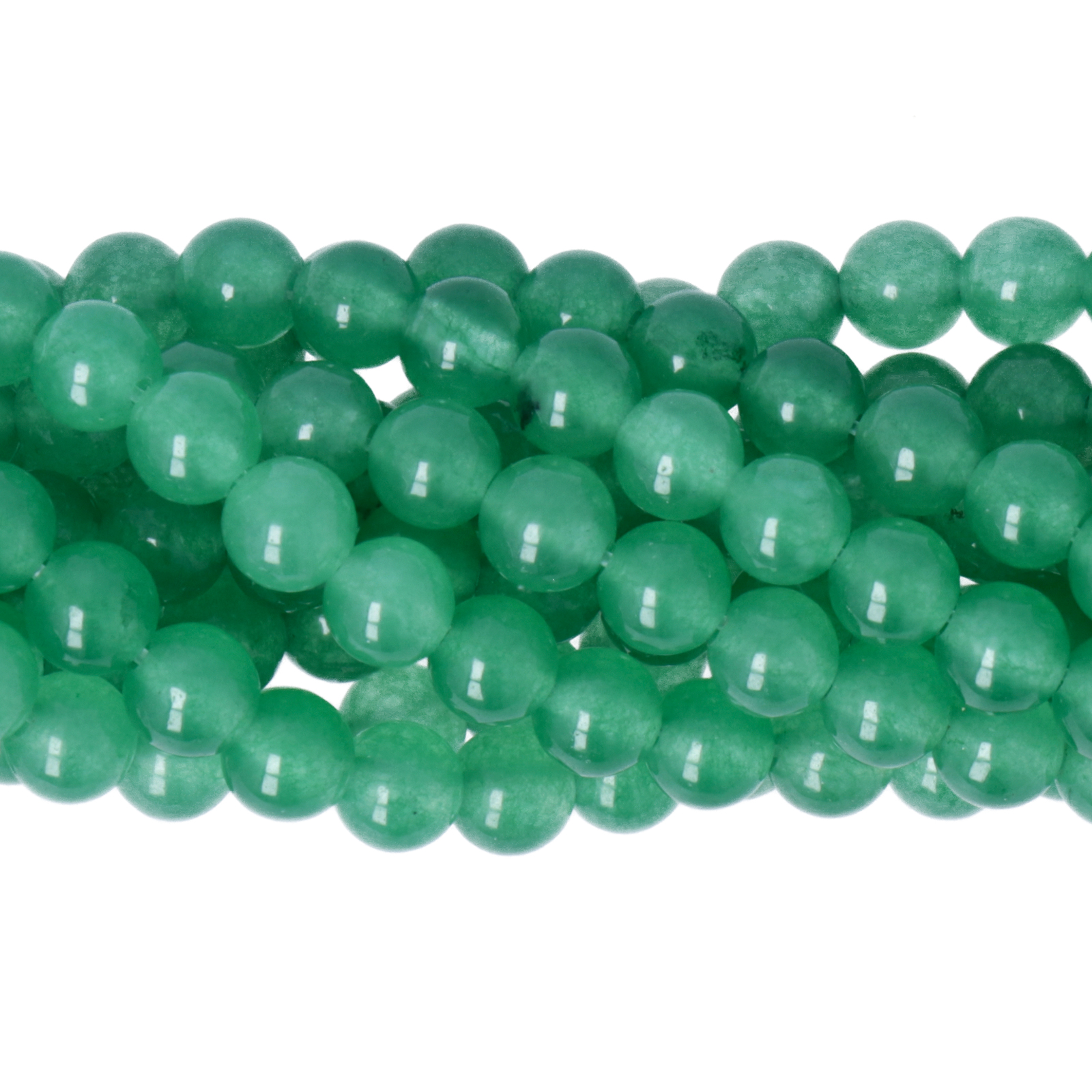 green avventurine smooth round 6mm | 20pc