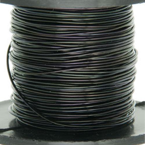 black copper craft wire - diameter 0,5mm - 25mt spool | 1pc