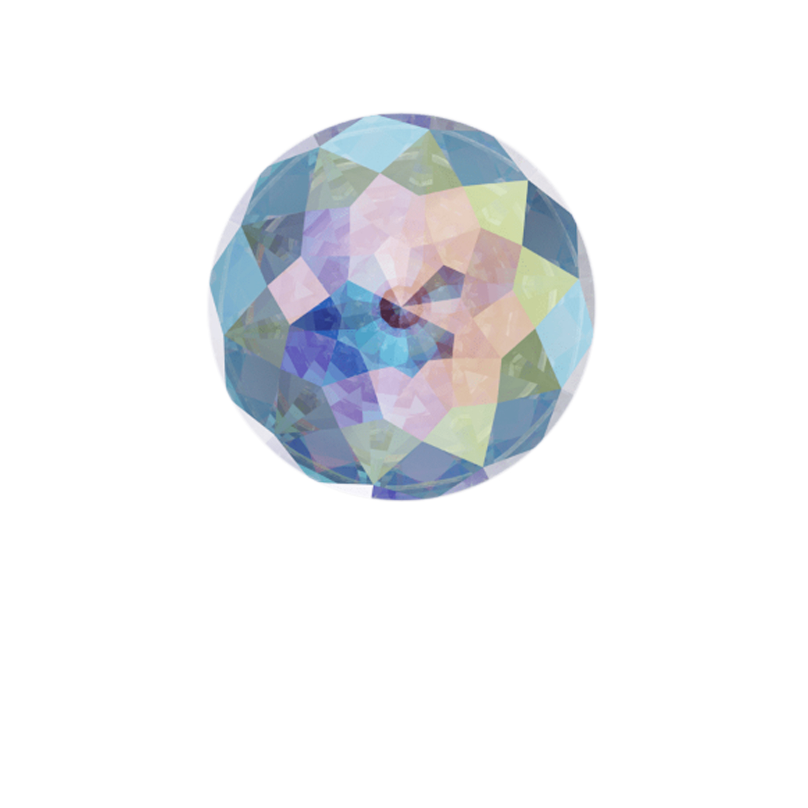 dome round (1400) crystal ab 12mm | 1st