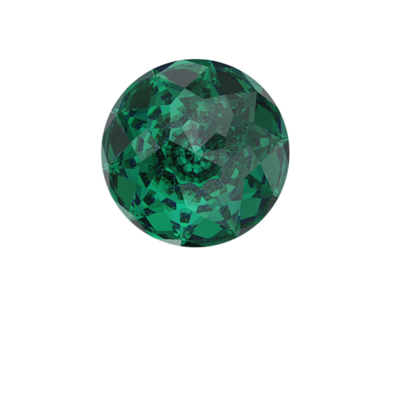dome round (1400) emerald 12mm | 1st