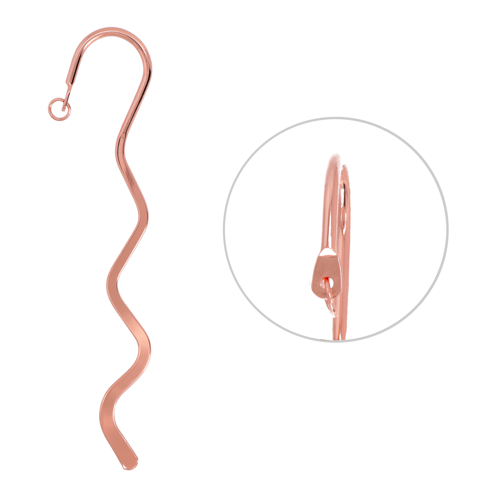 copper plated bookmark - length 15,5cm | 1pc