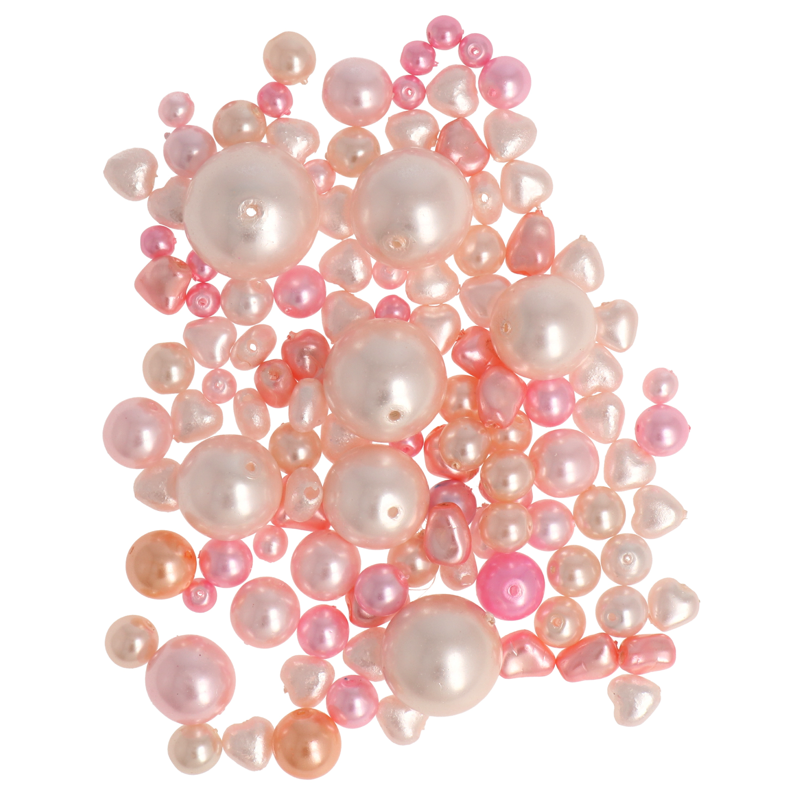 czech glass pearl - pink round mix | 50gr