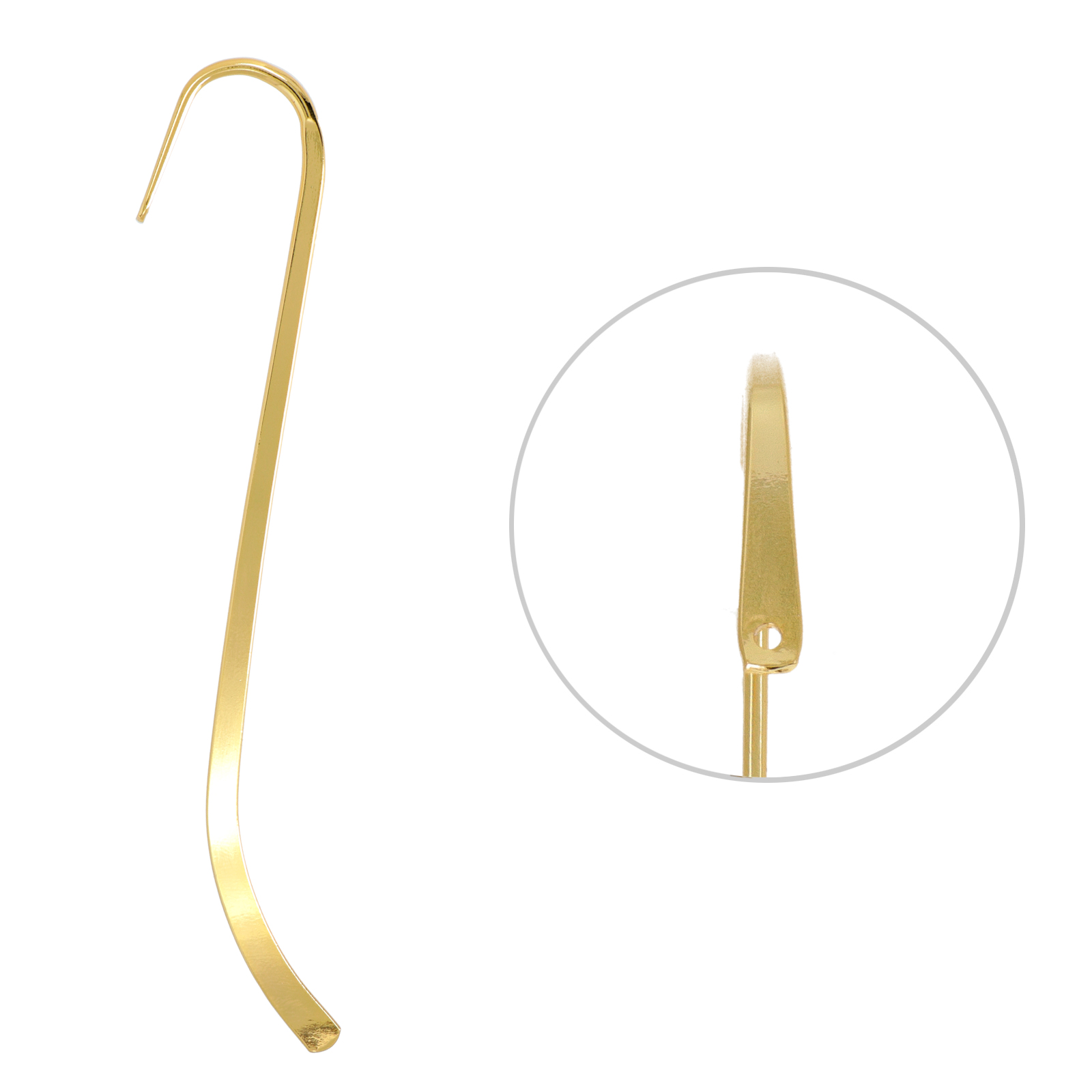 gold plated bookmark - length 12,5cm | 1pc