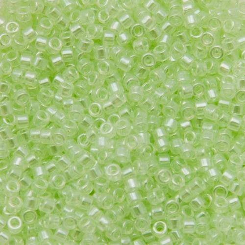 miyuki delica 11/0 - transparent pale green mist luster | 8gr
