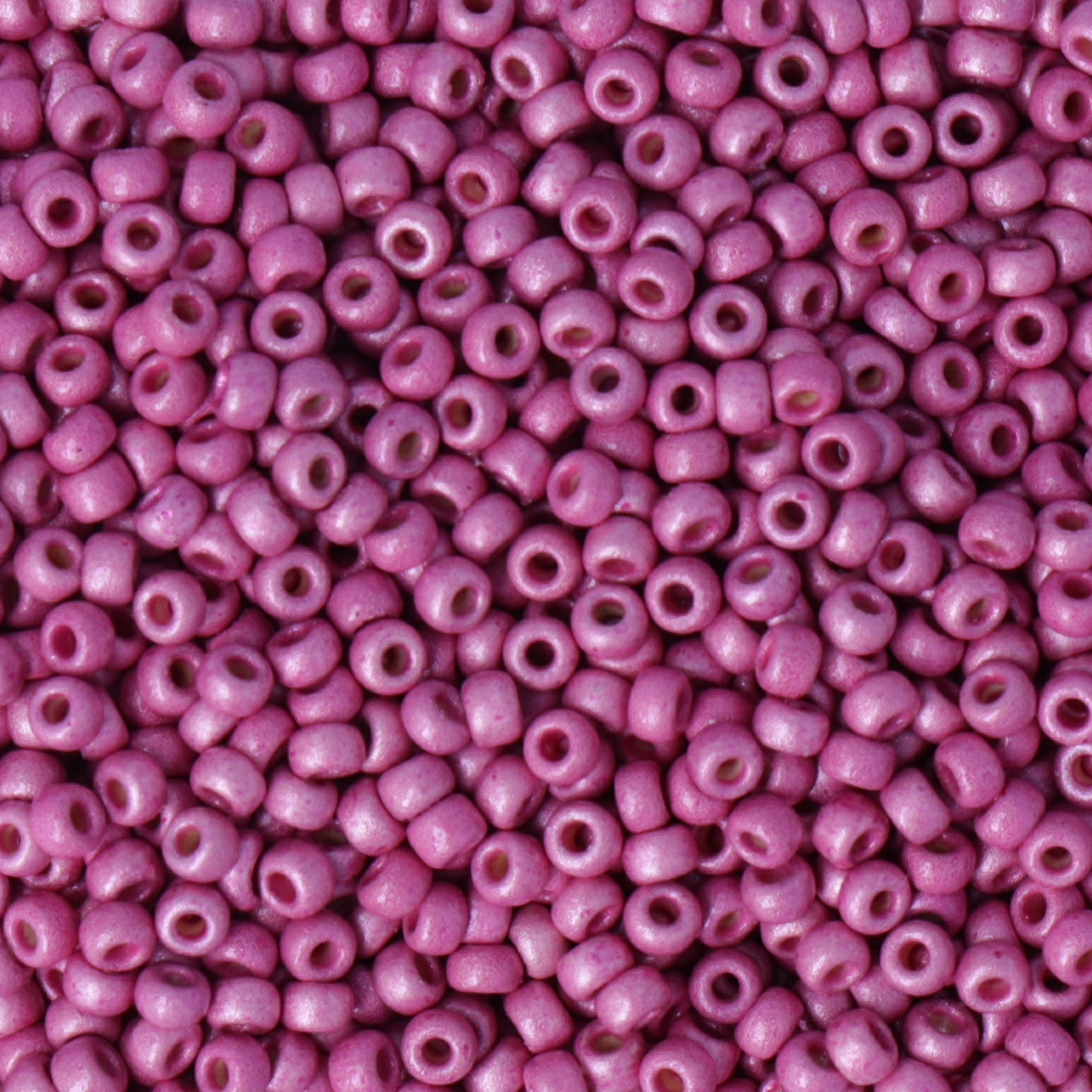 miyuki rocailles 11/0 - matted duracoat galvanized hot pink (4210f) | 10gr