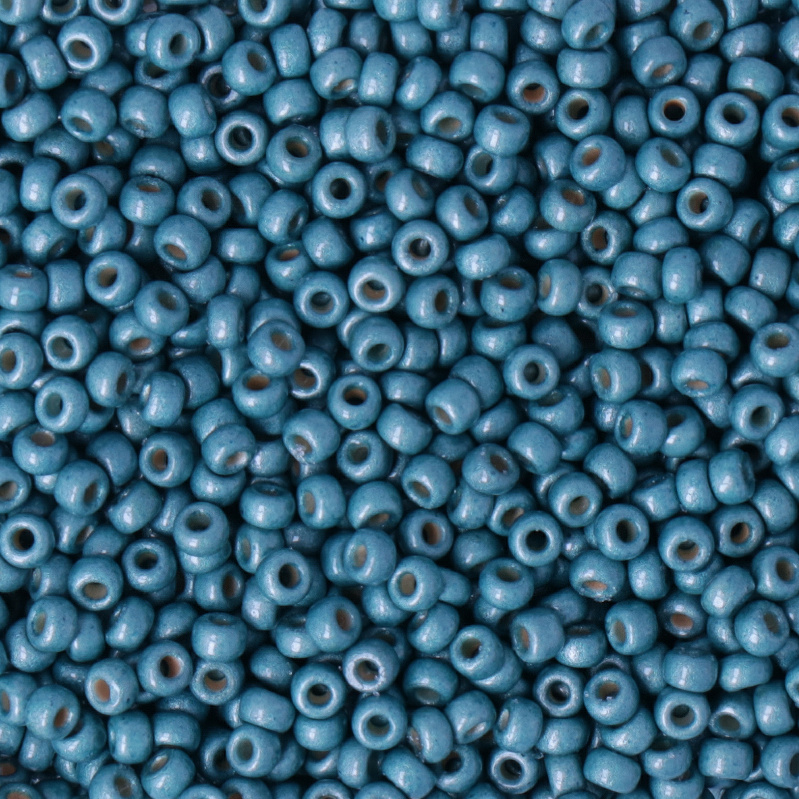 miyuki rocailles 11/0 - matted duracoat galvanized sea foam (4217f) | 10gr