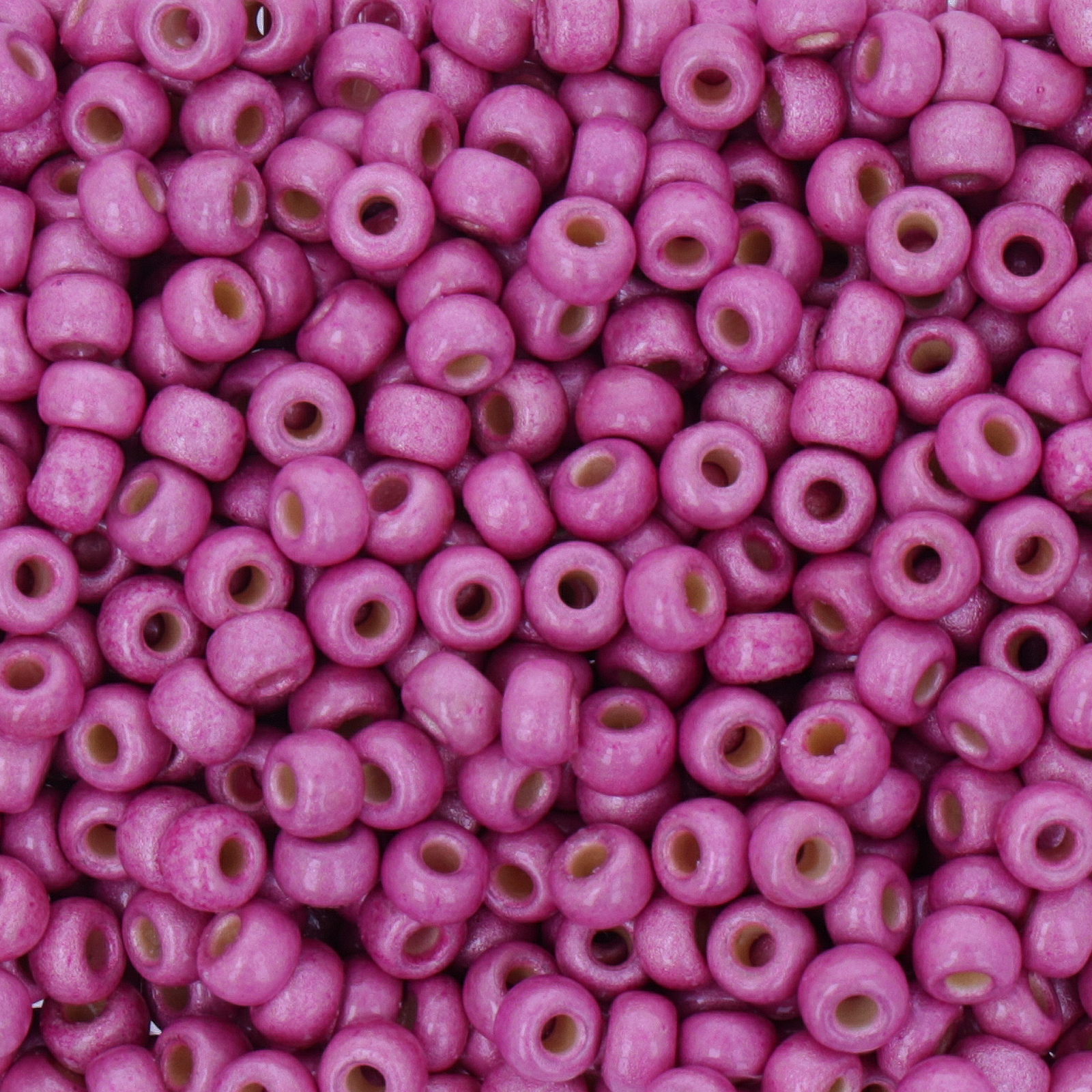 miyuki rocailles 8/0 - matted duracoat galvanized hot pink (4210f) | 10gr