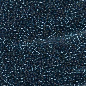 miyuki delica 10/0 - silver-lined blue zircon | 8gr