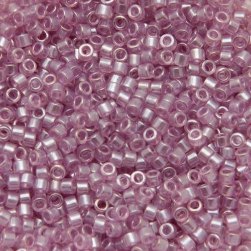 miyuki delica 11/0 - transparent pale orchid luster | 8gr
