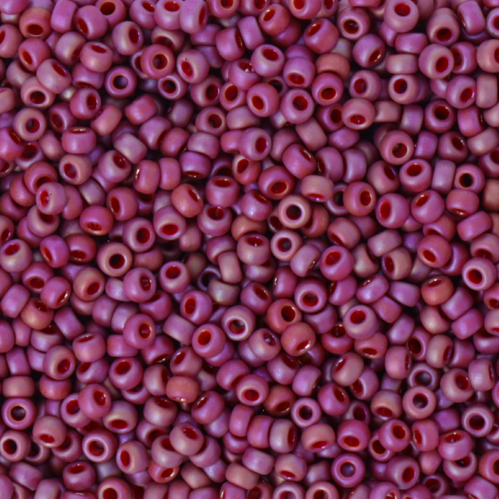 miyuki rocailles 11/0 - opaque glazed frosted rainbow dark red (4696) | 10gr