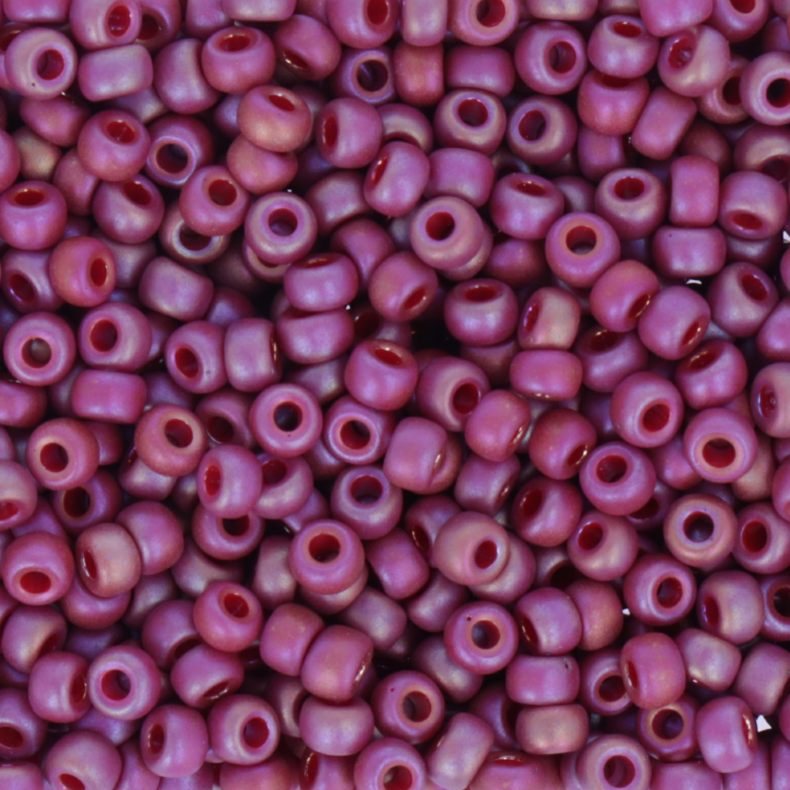 miyuki rocailles 8/0 - opaque glazed frosted rainbow dark red (4696) | 10gr