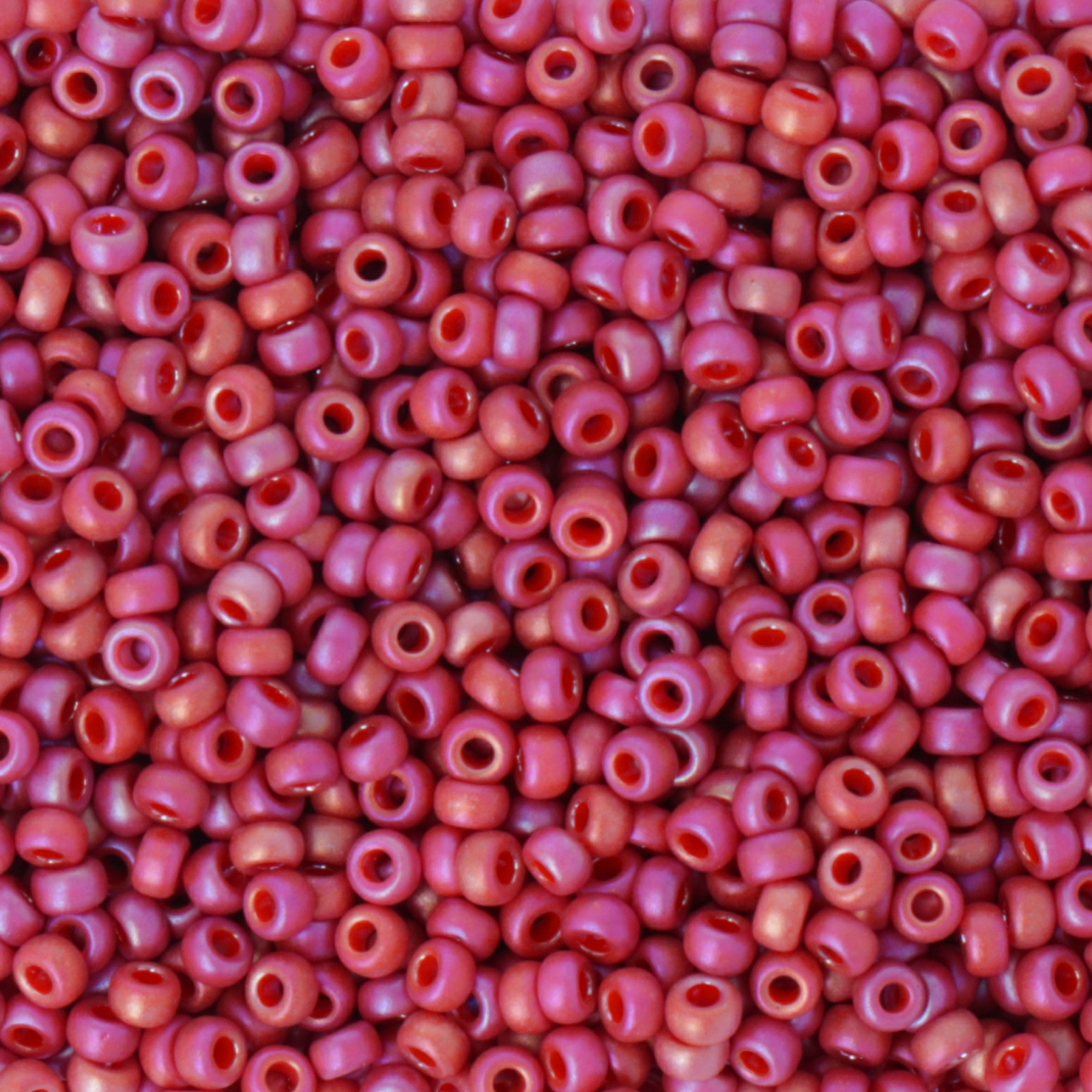 miyuki rocailles 11/0 - opaque glazed frosted rainbow cardinal (4695) | 10gr