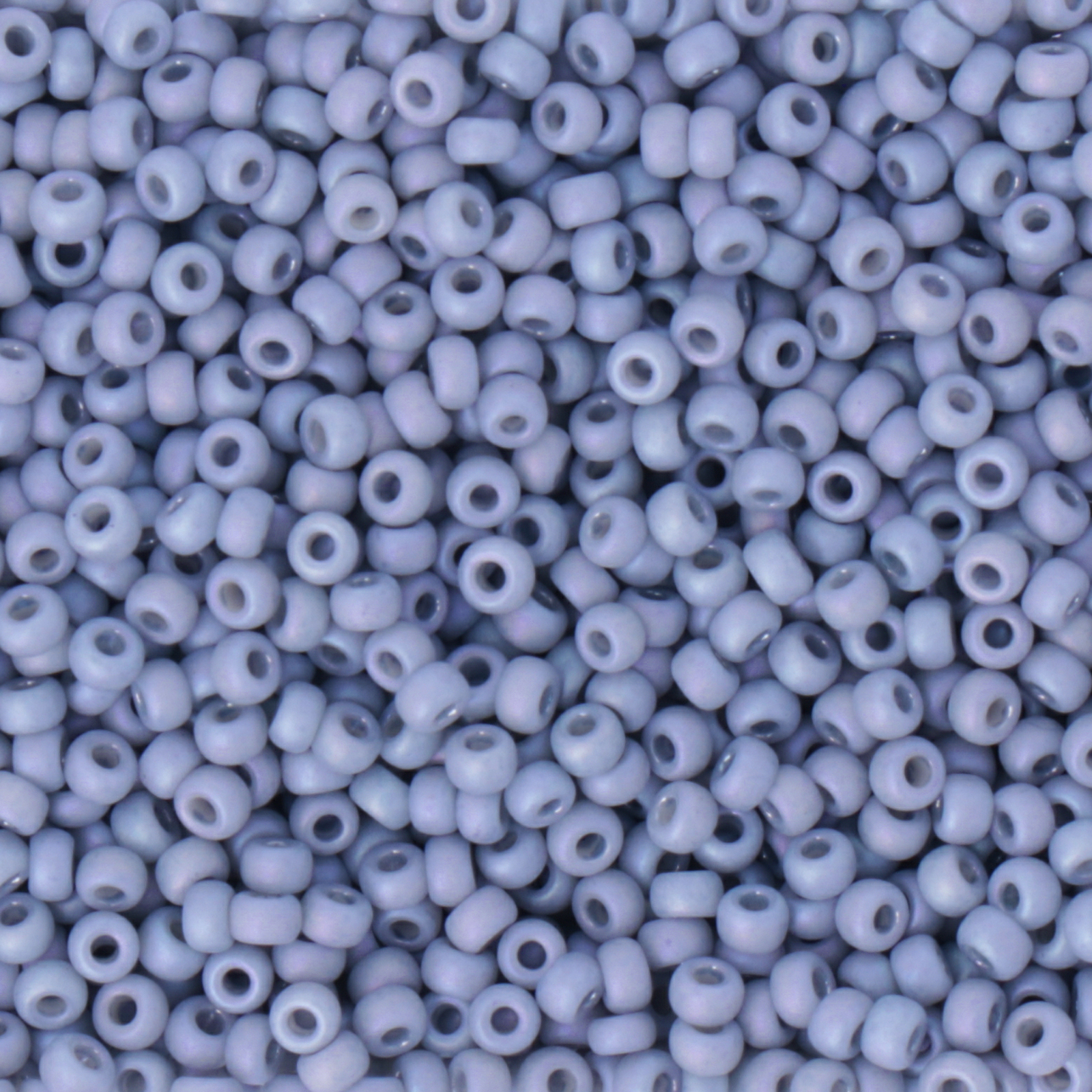 miyuki rocailles 11/0 - opaque glazed frosted rainbow cadet grey (4705) | 10gr