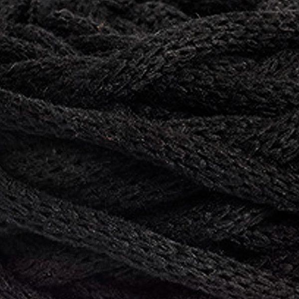 nova vita dmc black (02) recycled cotton cord - 250gr (55mt) | 1pc