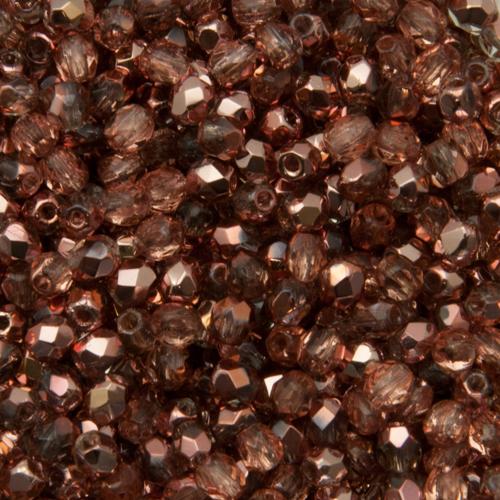 böhmische glasschliffperlen apollo gold 3mm | 50st