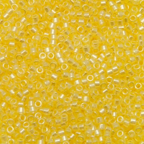 miyuki delica 11/0 - transparent pale yellow luster | 8gr