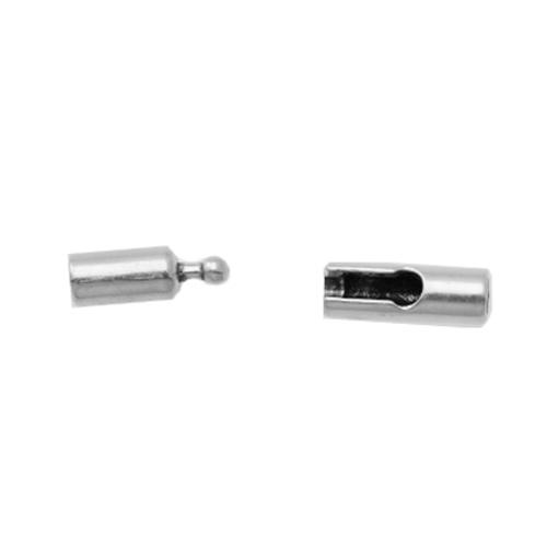 hakenverschluss mit endkappen versilbert ant. 23mm (3mm innendurchmesser) | 1st