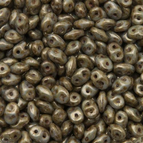 superduo seed beads 5x2,5mm - blue lazurite | 10gr