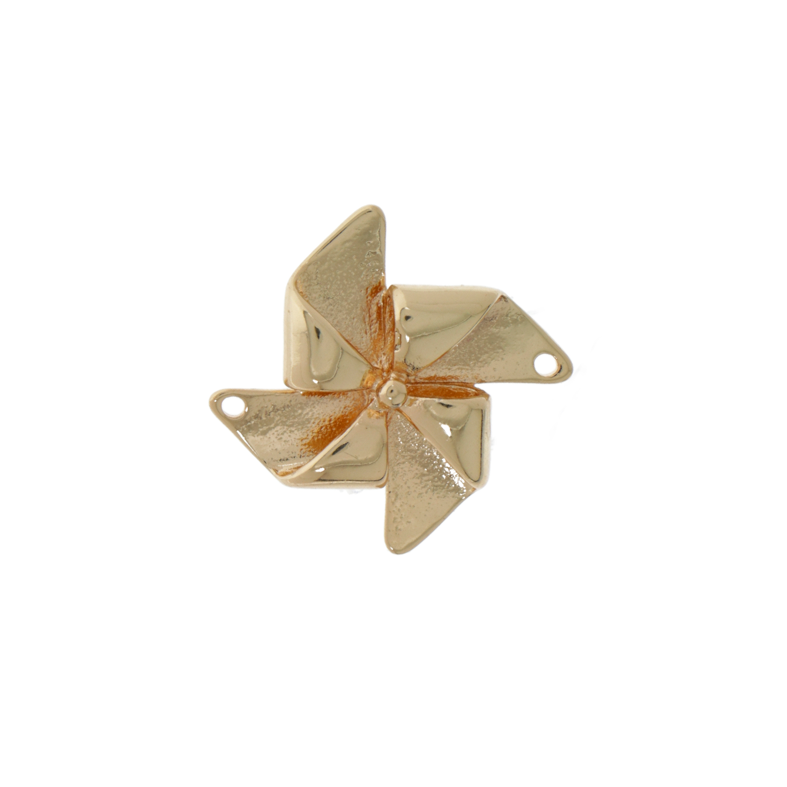 gold plated wind wheel link 20mm | 1pc