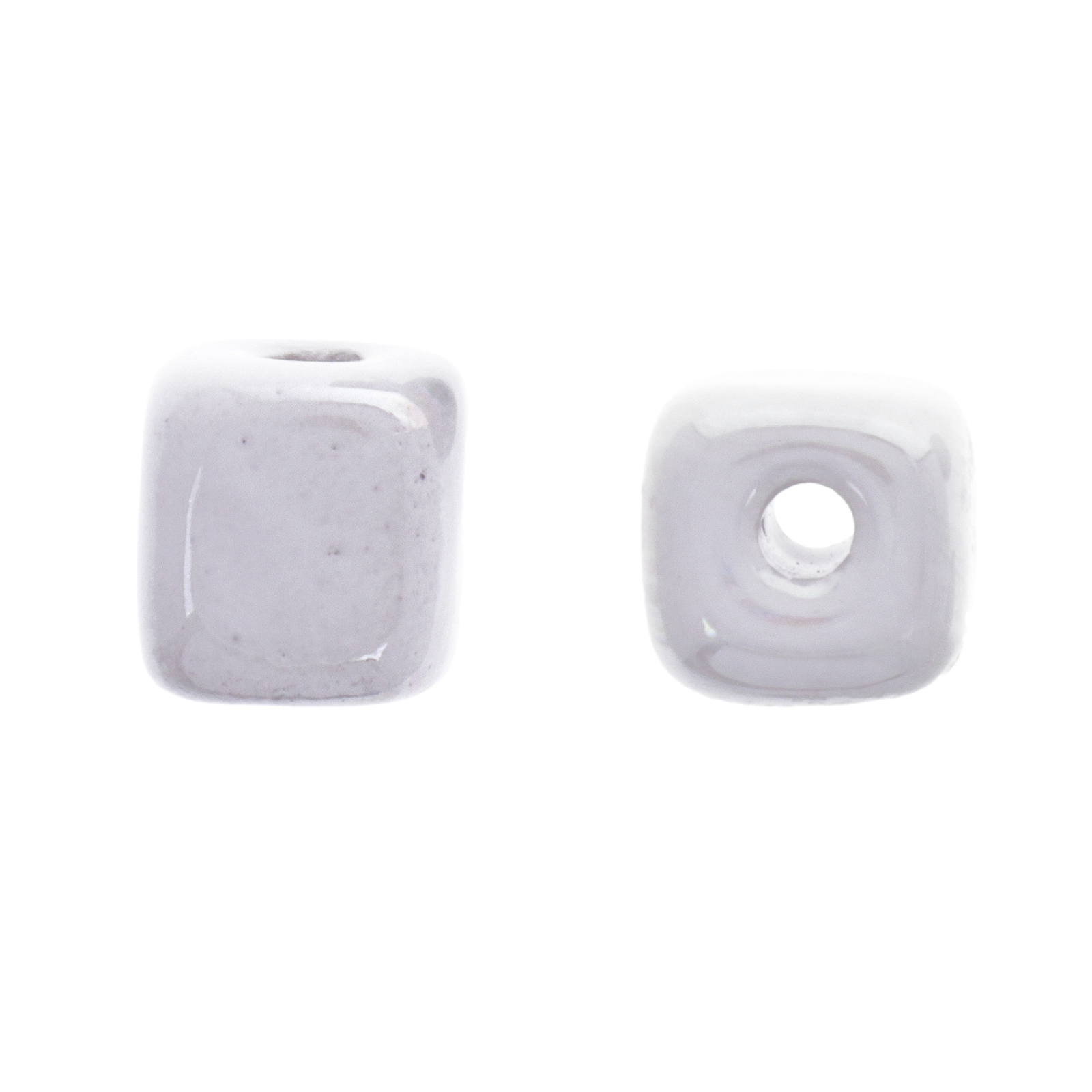white ceramic cube 10mm | 2pc