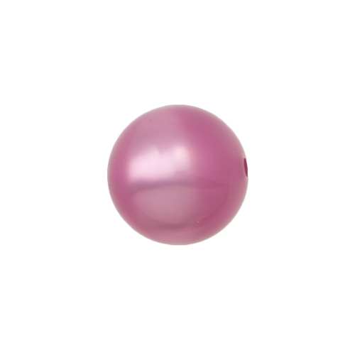 perle polaris glänzend - runde rosa 12mm | 4st