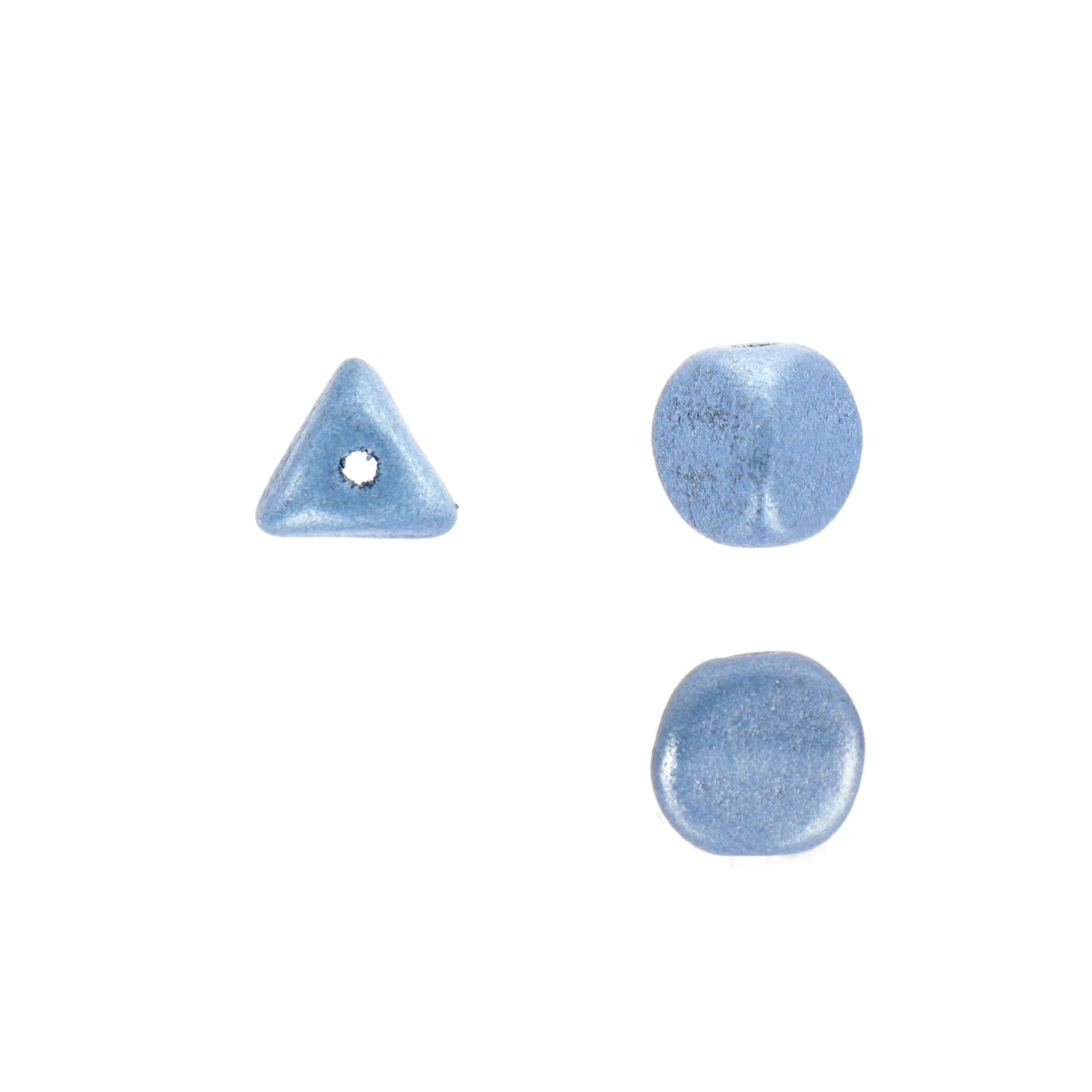 ilos par puca - metallic petrol blue suede - 5x5mm | 10gr