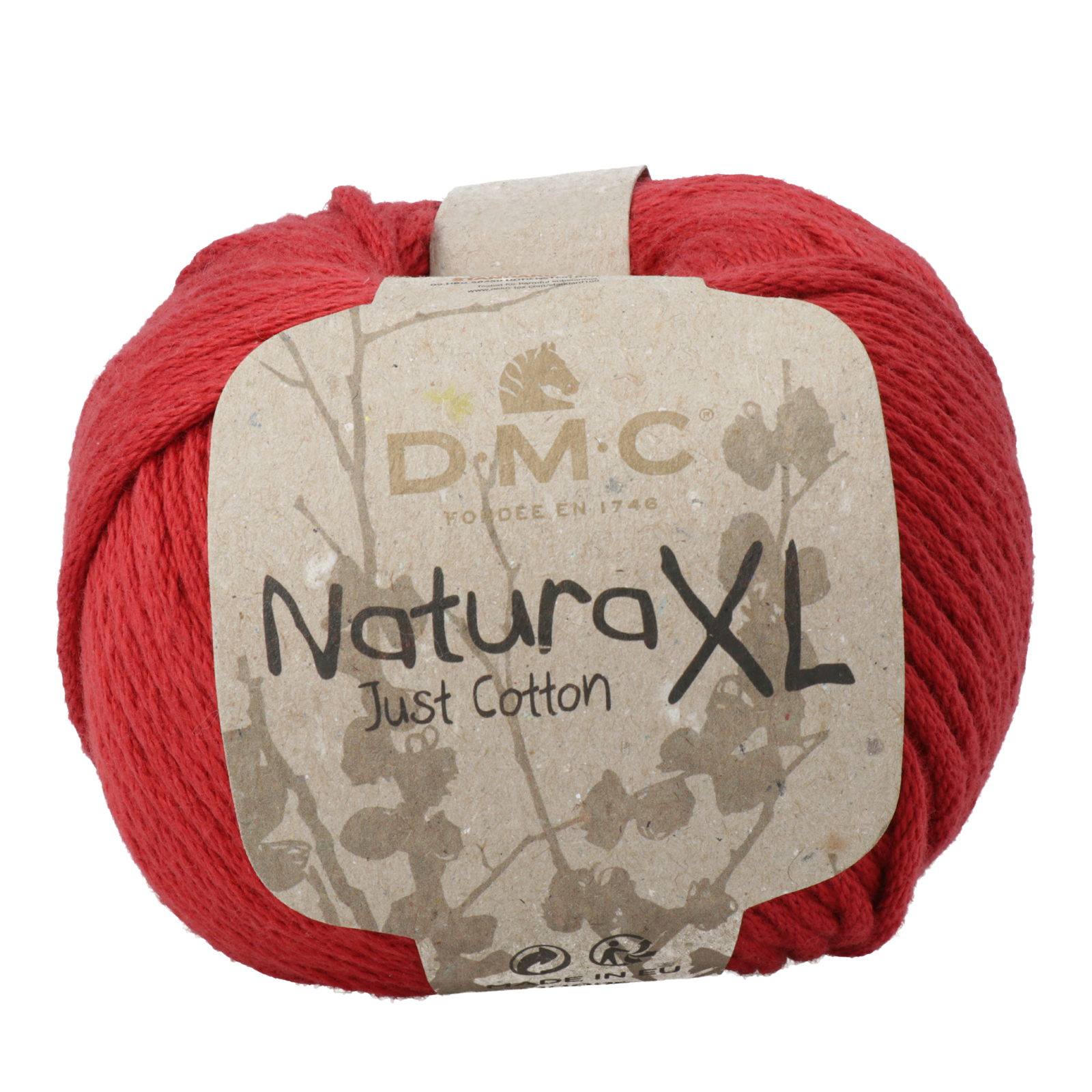 natura xl dmc yarn - ècarlate (05) - 100gr (75mt) | 1pc