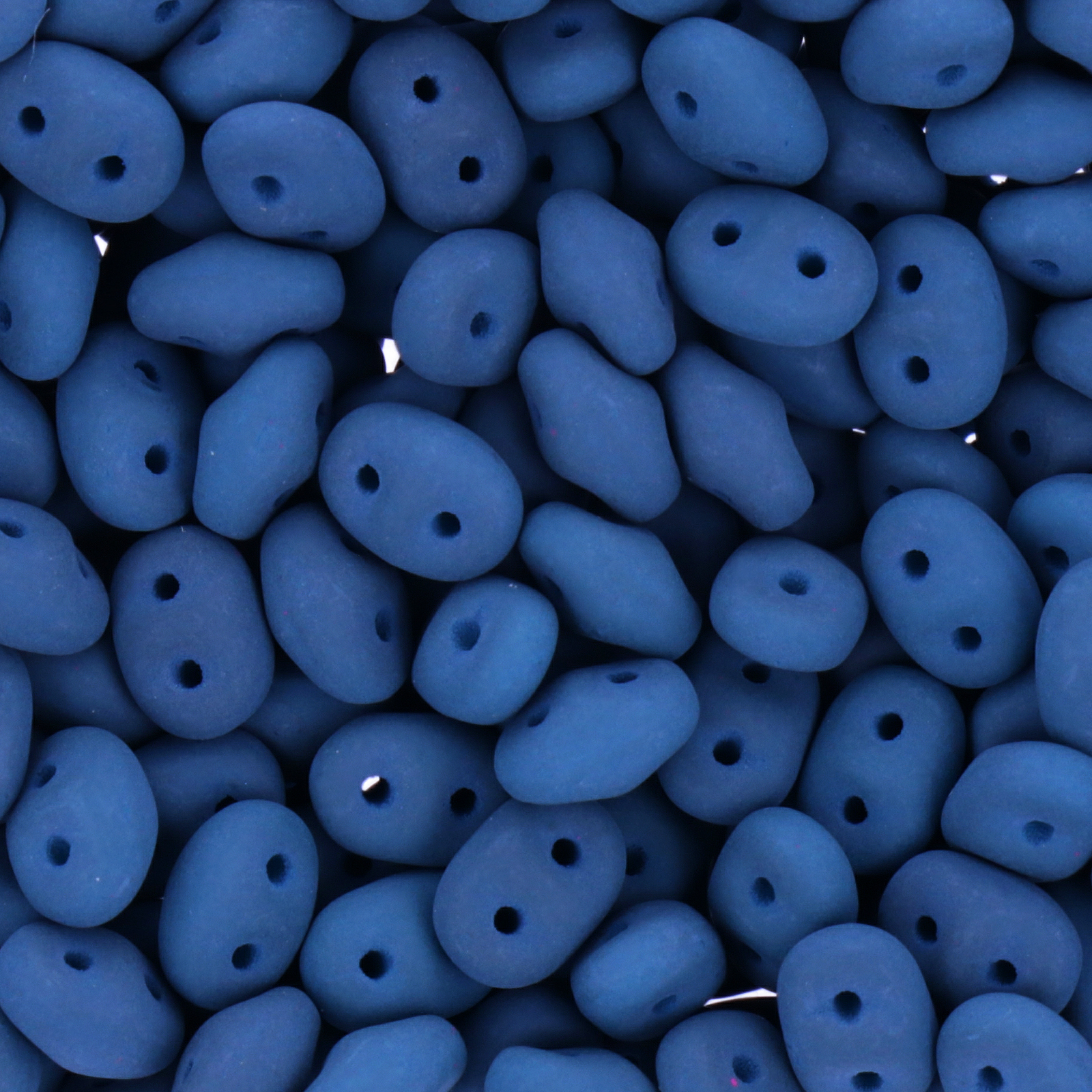 superduo seed beads 5x2,5mm - matte velvet dark teal | 10gr