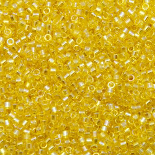 miyuki delica 11/0 - transparent yellow ab | 8gr