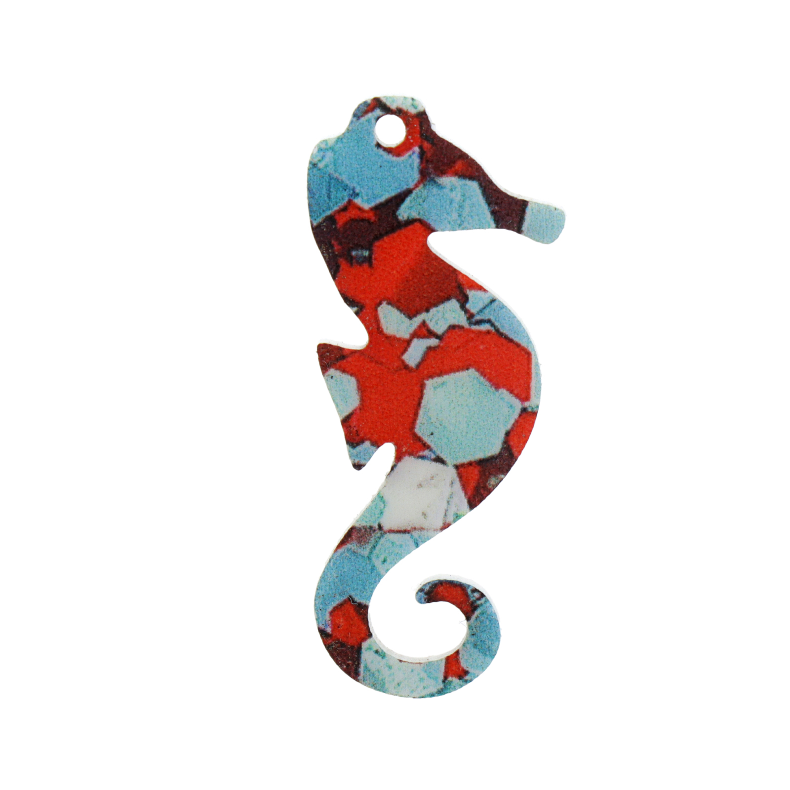 seepferdchen aus plexiglas multicolor 34x15mm | 1st