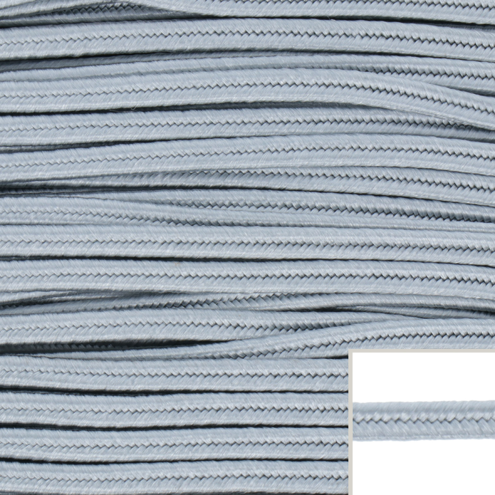 color soutache braid - silver 3,5mm | 2mt