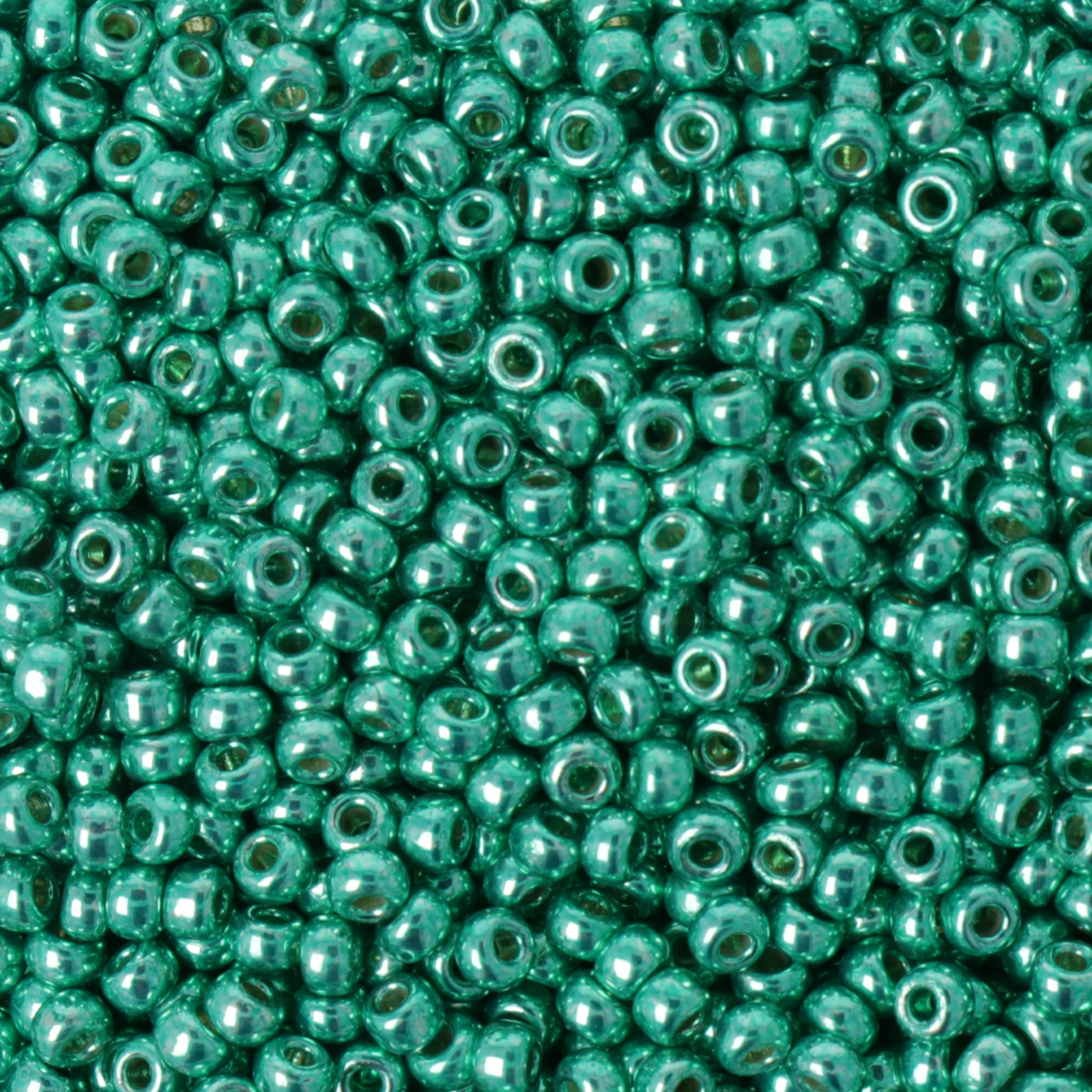 miyuki rocailles 11/0 - duracoat galvanized dark mint green (5105) | 10gr