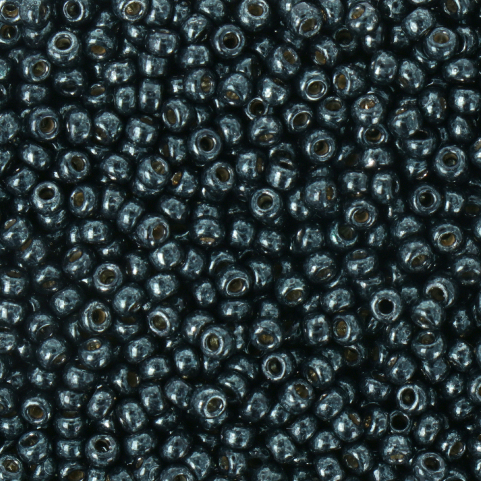 miyuki rocailles 11/0 - duracoat galvanized black moss (5107) | 10gr