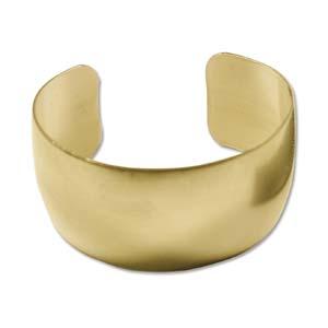 raw brass bracelet cuff flat 28mm | 1pc