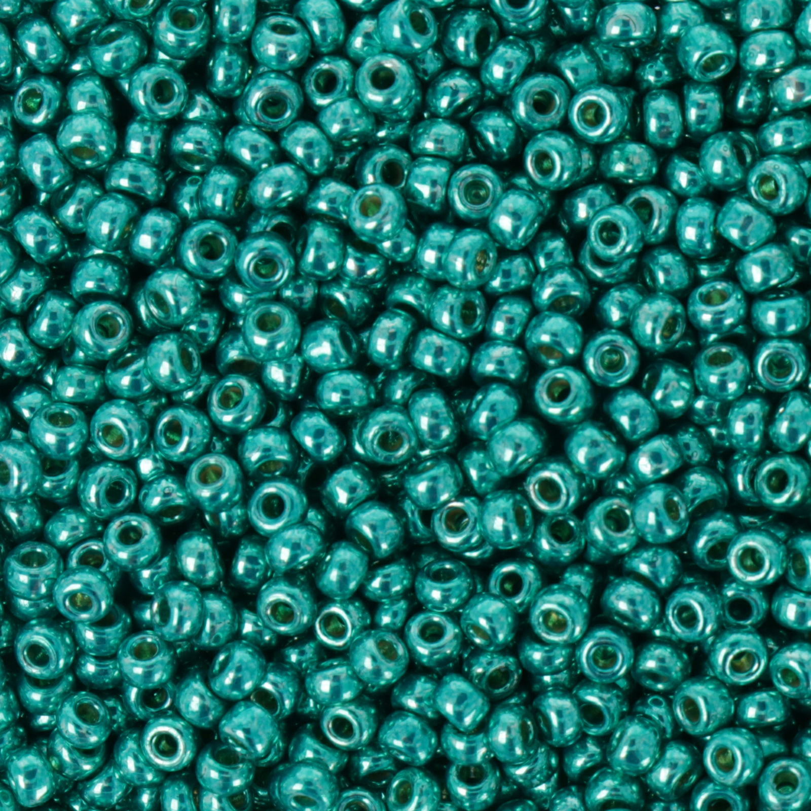 miyuki rocailles 11/0 - duracoat galvanized dark dark aqua green (5106) | 10gr