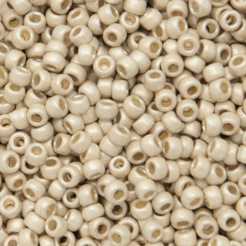 saatperlen toho 8/0 permanent finish matte galvanized alluminum (pf558f) | 10gr