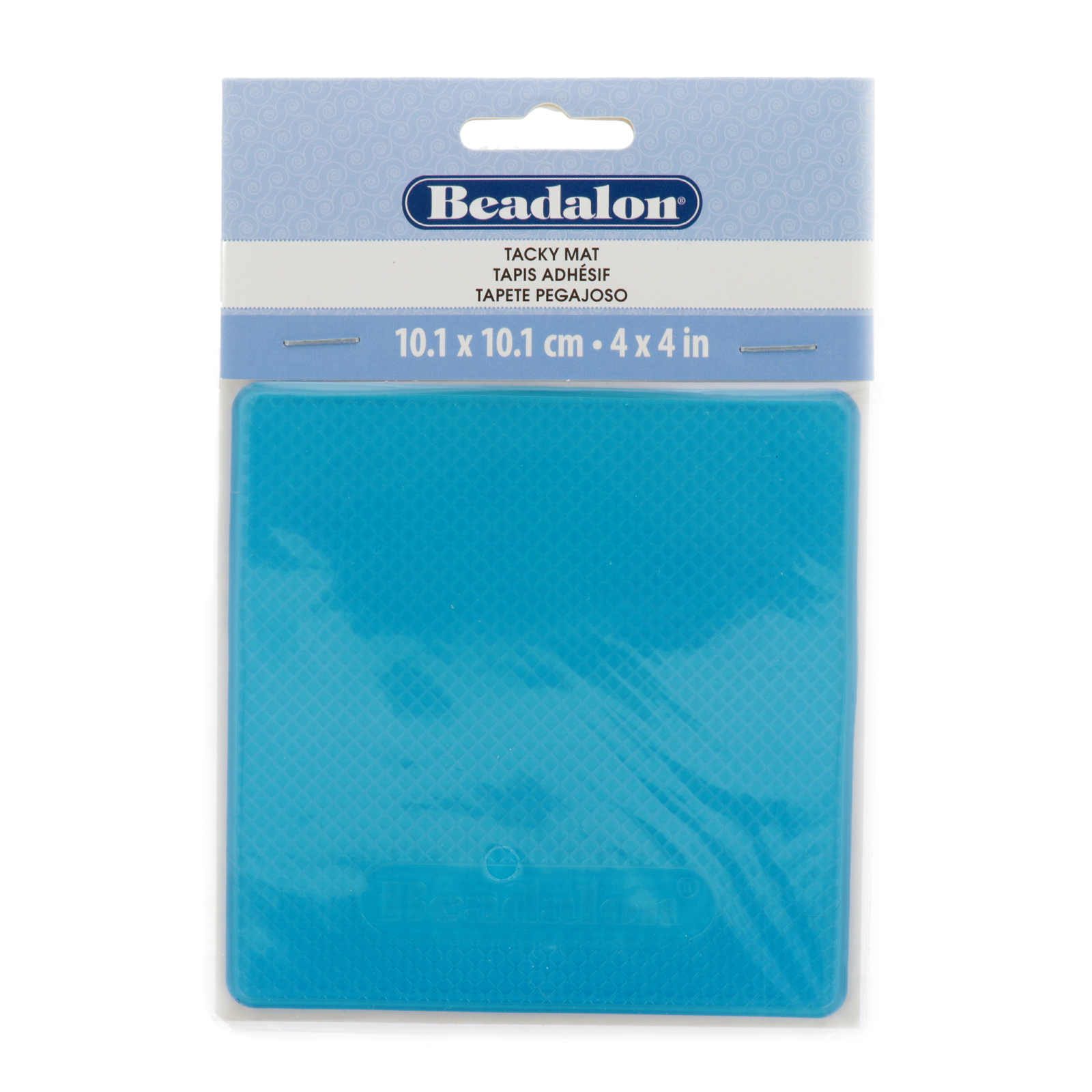 perlenmatte adhäsionsmatte blau - 10x10cm | 1st