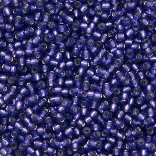 rocaille toho seed beads 11/0 silver-lined purple (2224) | 10gr