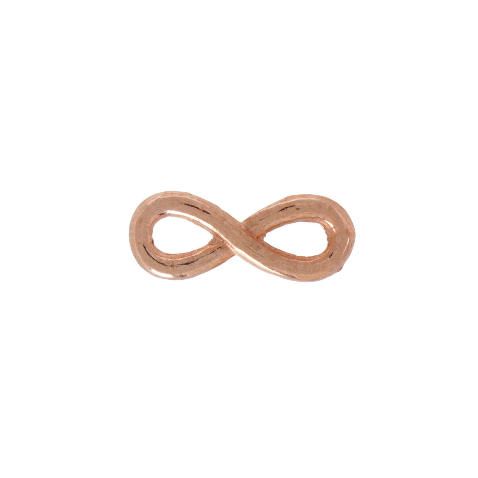 rose gold plated infinity link 15x6mm | 5pc