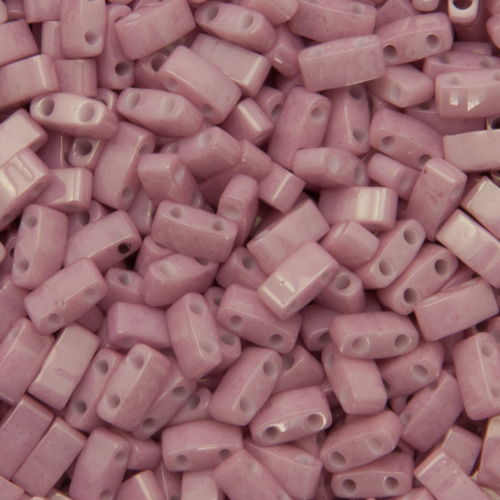 miyuki half tila beads - opaque antque rose luster 5x2,3mm | 5gr